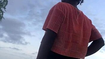 Crazybitch Twerking Half Naked in Forest