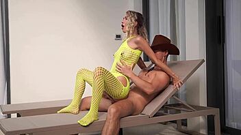 Cowboy Girl Saddles Stallion Wildly!