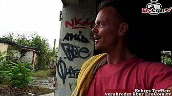 German Latina milf gets picked up on Erocum date and fucked outdoors