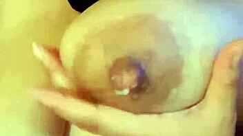 Watch Latina Milf with Big Nipples and Milky Tits Masturbate!