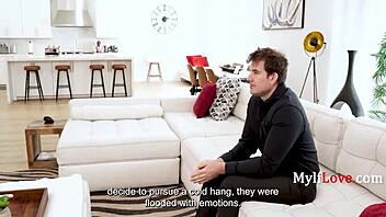 Scarlett Venom dominates as husband watches her get pounded by Will Pounder and CJ in a cuckold fantasy.