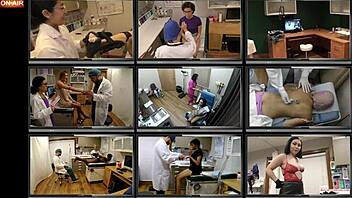 in this roleplay, aria nicole undergoes a rectal exam that's just a formality, complete with anal fingering and spreading.