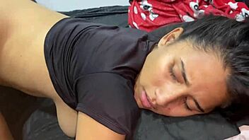 COLOMBIAN TEEN LINGERIE BLOWJOB AND DOGGYSTYLE POUNDING!