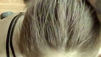 Beautiful teen brunette gets a homemade facial cumshot again 😍💦