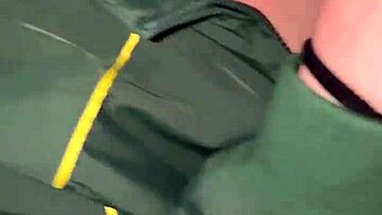 Teasing and flashing, then slurping his cum?