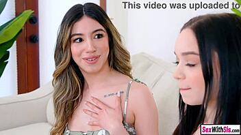 Babysitter Threesome With Big Cock Stud And His Tiny 18+ Teen