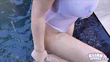 young asian ballerina with old guy?