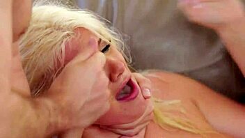 Dped pornstar swallows after intense anal double penetration in stockings! 🔥🍆