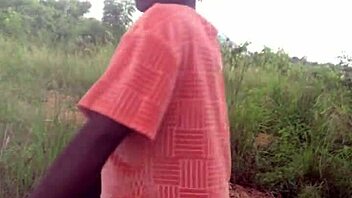 Crazybitch Twerking Half Naked in Forest