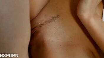 the hot couple features a sexy natural blonde girl enjoying time at home