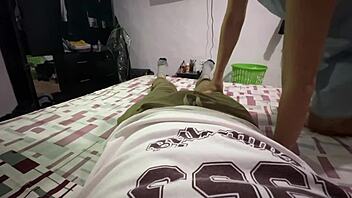 horny latina babe gets fucked hard by huge cock in wet pussy