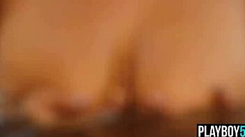 stunning blonde teen playboy model brittney shumaker teases with big natural tits undressing