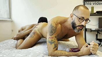 Muscular Black Bodybuilder Dominates With Monster Cock In Intense Interracial Blowjob