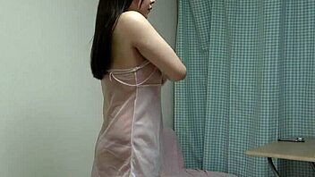 I absolutely adore changing from lingerie into this sexy mini dress and thong G-string panties, showing off my big tits as a Japanese girl.