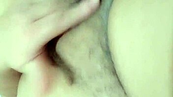 Chubby brunette uses dildo and vibrator for solo masturbation to orgasm in homemade video.