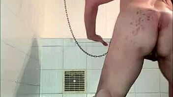 Hey, check out this intense training session with toys and bondage outdoors