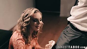 Sinful babe passionately fucks her boss with intense desire