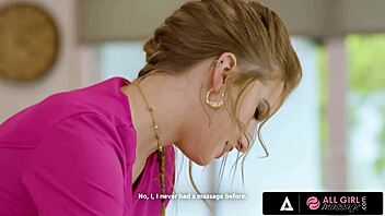 Two hot lesbian redheads lick wet pussies