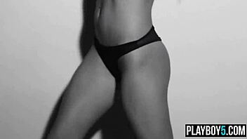 stunning blonde teen playboy model brittney shumaker teases with big natural tits undressing