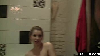 dagfs - blonde teen enjoys bathtub masturbation and cock-sucking with cumshot fun 🛁💦