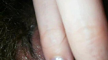 oh wow, check out my hairy pussy and big clit up close, it's dripping wet with grool
