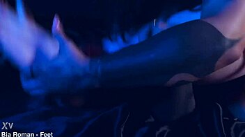 Playful Rotten Venus tickles perfect feet of bound Bia – so hot! 😈👣