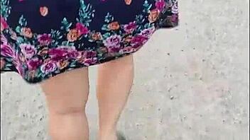 cazador picks up mature bbw prostitute for outdoor anal doggystyle licking and rough fucking in public.