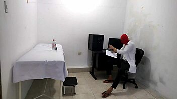 Hey, this perverted doctor jerks off after seeing that cute young patient!