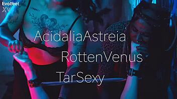 Bound for intense foot tickling and choking?