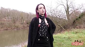 clochette and bianca these two french hotties share a big cock in a wild ffm threesome