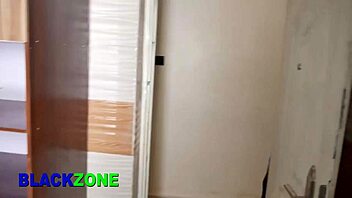 Oh Wow, Sexy Ebony Babe With Fat Ass And Small Waist Fingers Herself In Kitchen Close Up!