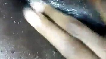 She casually fingered her ass until cum in homemade ebony video