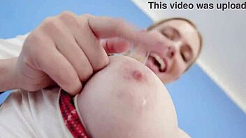 Intense blonde slut takes monster cock in extreme anal fisting and gaping double penetration