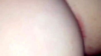 He pounds his blonde girlfriend's tight pussy doggystyle with his big black cock in homemade interracial fun.