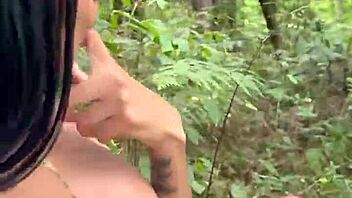 Wow Big Ass Latina Masturbates in Forest to Remove Curse!