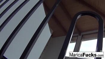 hottie marica hase films herself solo masturbating with toys in this fun clip