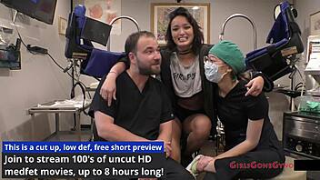 Orgasm Research Inc - Channy Crossfire Squirting Anal Dildo Play in Nurse Outfit with Pigtails