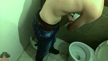 Check out this skinny Korean with small waist handling huge monster cock solo.