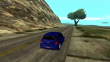 i feel so horny playing mta while my friend sucks me off in hardcore action