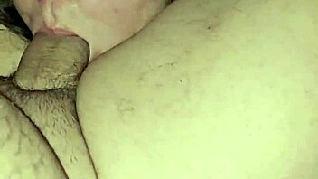 experienced milf performs deepthroat while playing with her tits during intimate sex