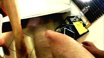 Ouch, ready for ball busting cum on my feet now?