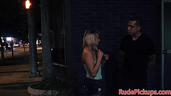 lost curvy amateur gets picked up outdoors and bound for rough doggystyle domination