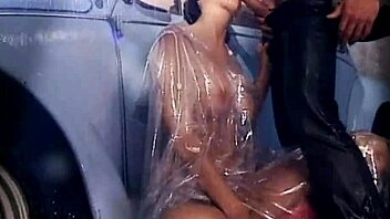 a perfect body gets fucked hard under pouring rain