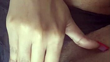 Ebony beauty enjoyed a solo moment with her pierced features