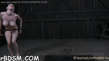 Clamped up hotty, are you ready for those fuck holes to get thrashed hard?