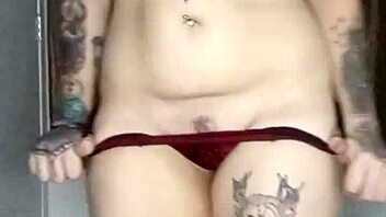 Videos leak from the gallery showing skinny guy with pierced nipples in quickie creampie action.