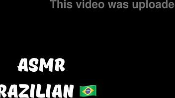 Bold Brazilian ASMR with big ass masturbation to intense orgasm