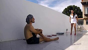 pau thrusts deep in intense anal creampie with latina amateur and monster cock