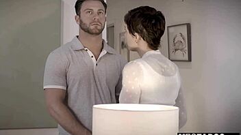 Big Tits Milf Nurse Pounds Cheating Husband Hard on Hospital Bed!