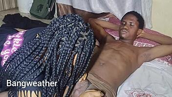 my curvy neighbor shows off her juicy ebony pussy in this homemade clip